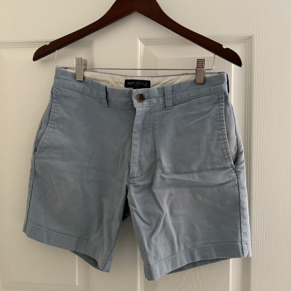 J. Crew Factory Men’s 7 inch inseam shorts | Color: Steel Blue | Size: 28